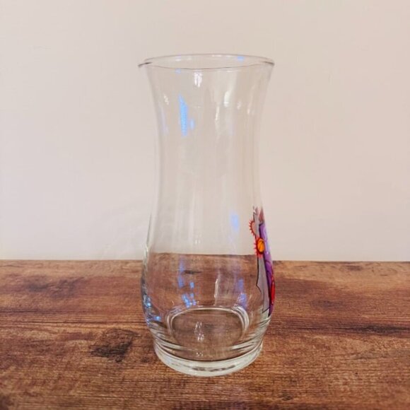 Red Lobster Glass Vase Nautical Coastal Theme Stuffed Lobster Design - Picture 3 of 7